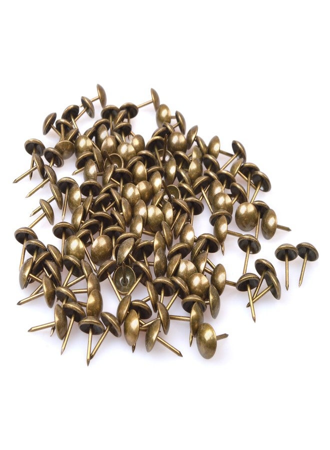 FUCAS Upholstery Tacks Furniture Nails Pins 150pcs (Antique Brass) - Image 3
